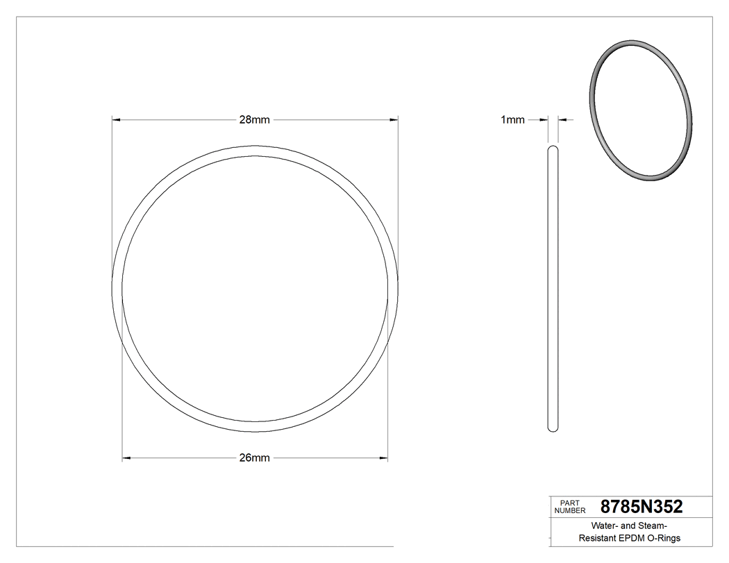 Technical drawing - 8785N352
